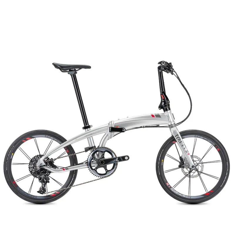 folding bike silver
