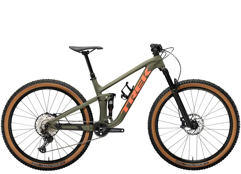 Trek Top Fuel 8 XC Mountain Bike in Olive Green-2