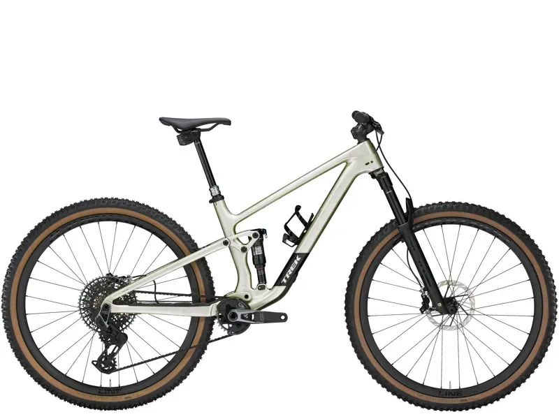 Trek Top Fuel 9.9 XO AXS Gen 4 Mountain Bike In Lunar Silver