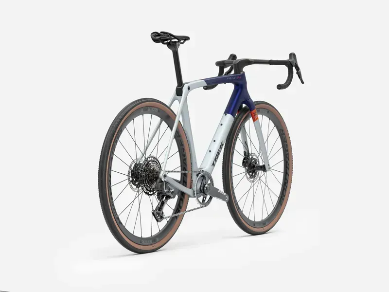 Trek Checkmate SLR 7 AXS Gravel Bike in Hex Blue/Plasma Grey Pearl-2