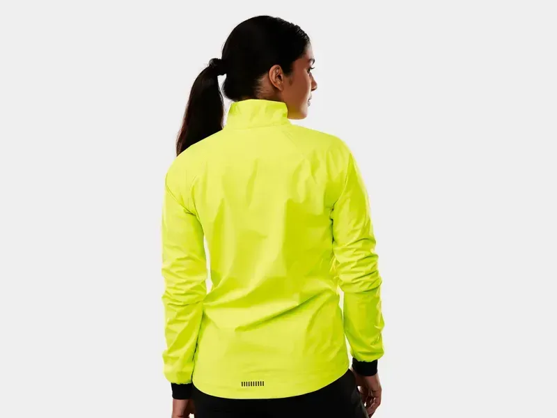 Trek Circuit Women's Rain Cycling Jacket in Radioactive Yellow-1