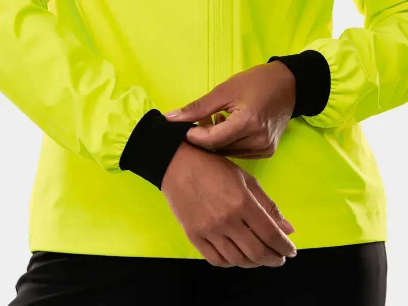 Trek Circuit Women's Rain Cycling Jacket in Radioactive Yellow-4