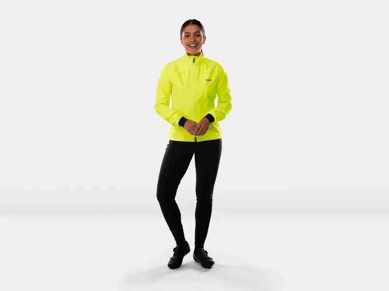 Trek Circuit Women's Rain Cycling Jacket in Radioactive Yellow-5