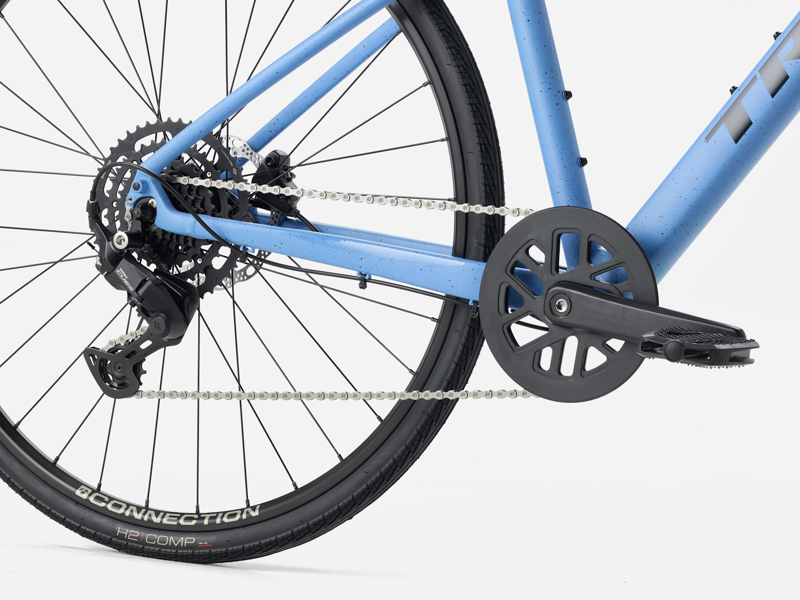 Trek FX 2 Stepover Hybrid Bike in Fjord Blue-4