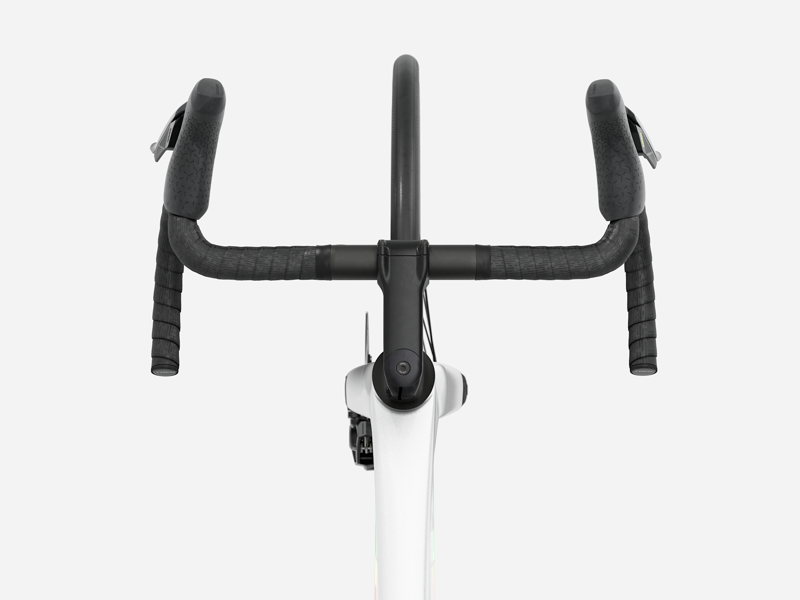 Trek Madone SL 6 AXS Gen 8 Road Bike in Gloss Crystal White/Matte Deep Smoke-3
