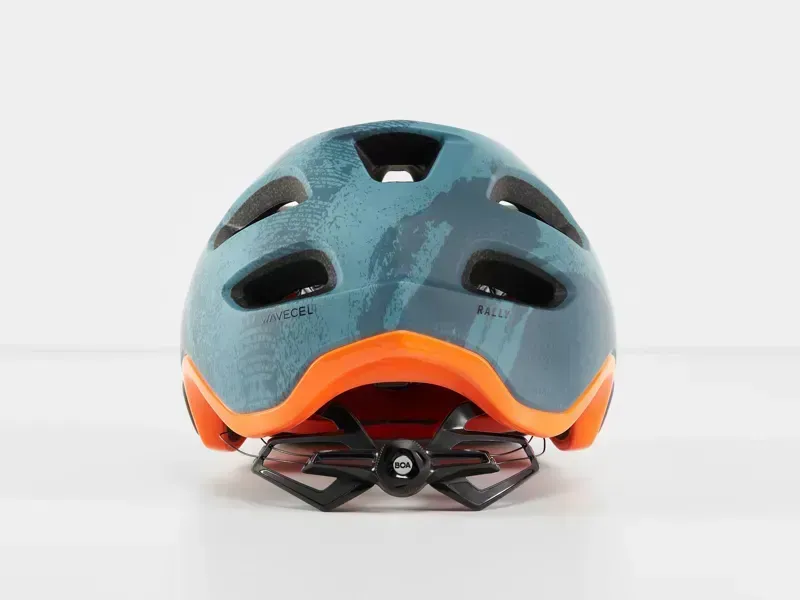 Trek Rally WaveCel Mountain Bike Helmet in Battleship Blue/Orange-3