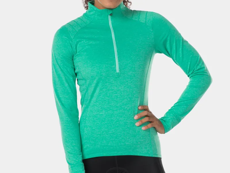 Bontrager Vella Womens Thermal Long Sleeve Jersey in Green