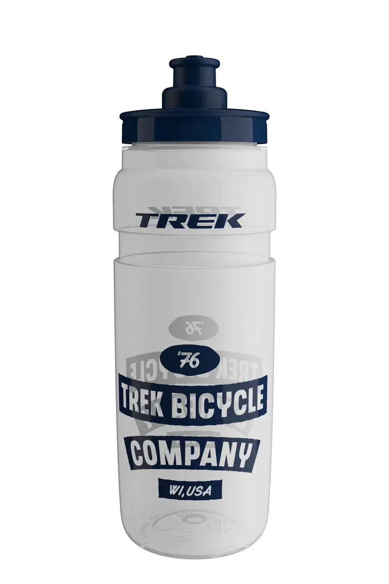 Trek Fly Give Me A Sign 740ml Water Bottle in Blue/Clear