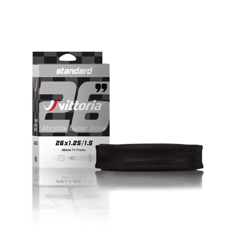 TUBE Vit Sta 16x1.5/1.75 AV Schr 48mm Black 16 x 1.5 - 1.75 inches schrader 48mm