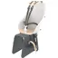Urban Rear Seat with Frame Mount in White