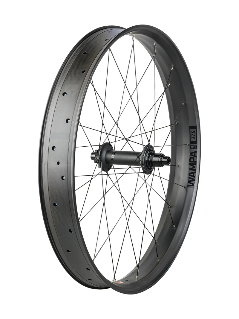 Bontrager Wampa 27.5 Boost TLR 6 Bolt Disc Fatbike Wheel in Black