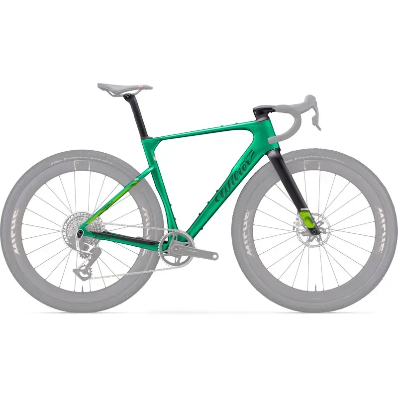Wilier Rave SLR ID2 Frameset w/Stemma S2 in Pixel Green