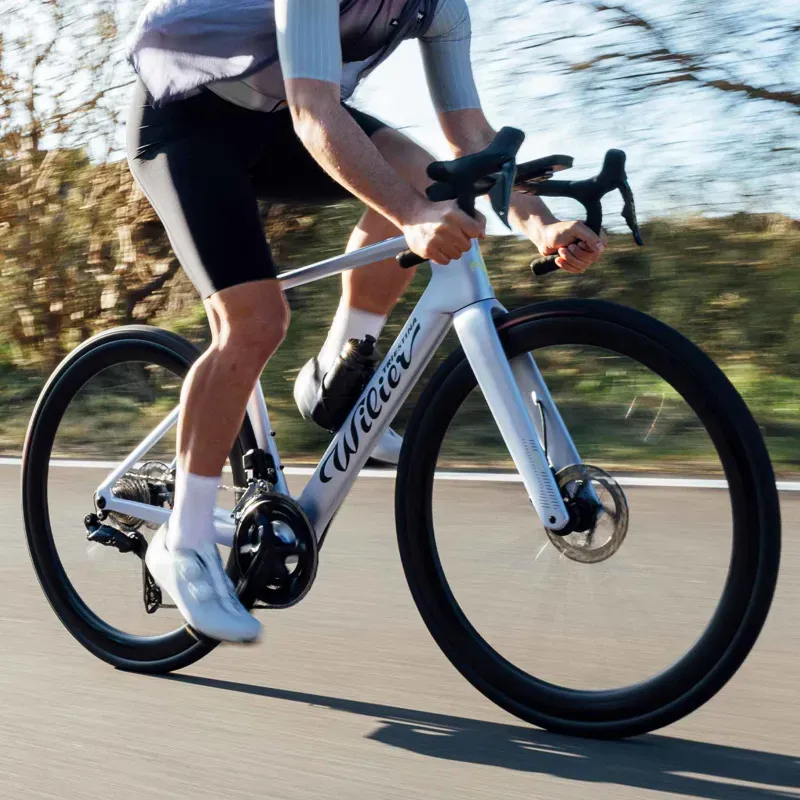 Wilier Rapida 105 Di2 Bike in Dusk Grey-8