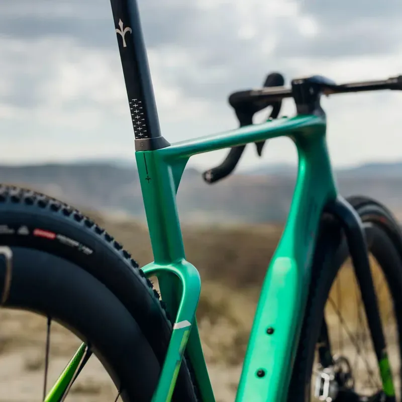 Wilier Rave SLR ID2 Frameset w/Stemma S2 in Pixel Green-3